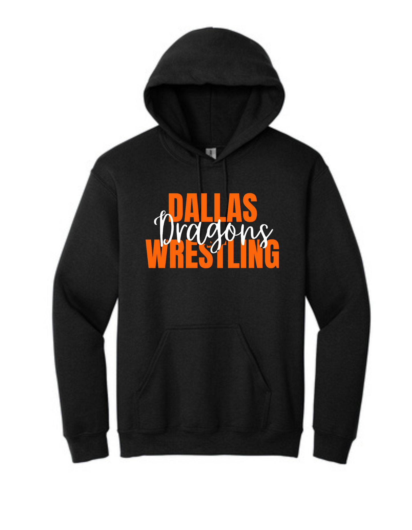 Dallas Hooded Sweatshirt Option 2 (black or gray)